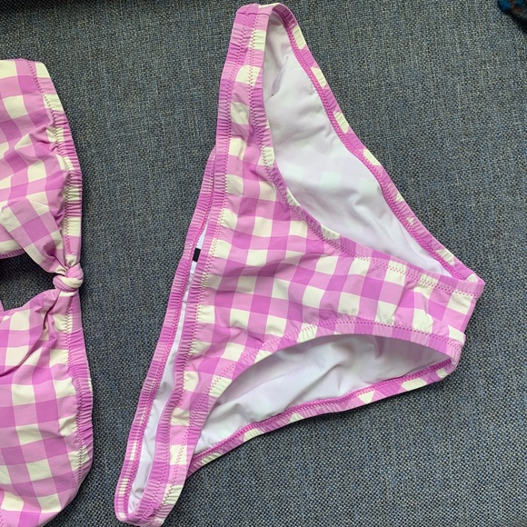 NWT Oversize Matte Gingham Bikini - Size M - Picture 12 of 12